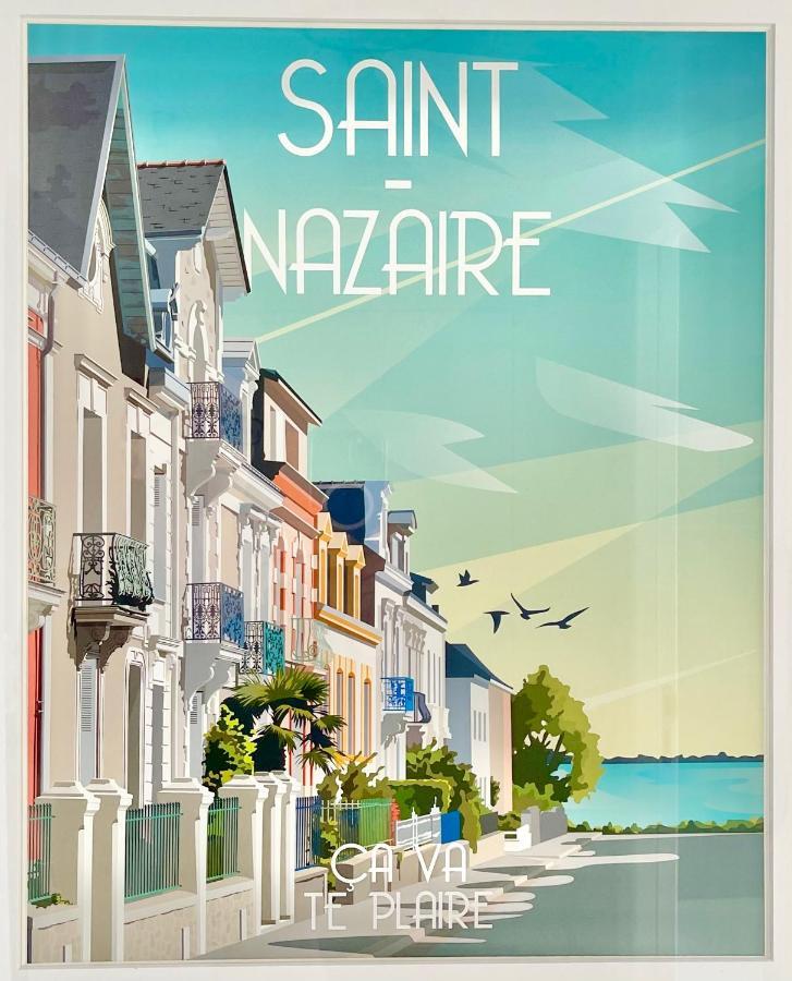 St Nazaire - L'Art Deco - Stationnement Gratuit - Centre Ville - Wifi Fibre Saint-Nazaire  Exterior photo